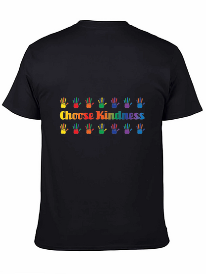 Choose Kindness Rainbow Handprint Graphic Tee