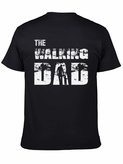 The Walking Dad Black Graphic Tee