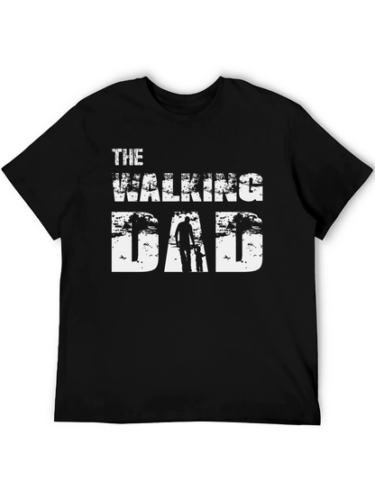 The Walking Dad Black Graphic Tee