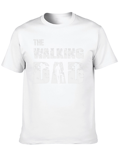 The Walking Dad Black Graphic Tee