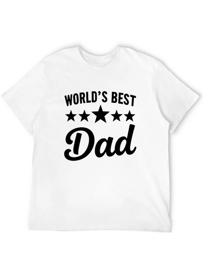 Worlds Best Dad T-Shirt - Black