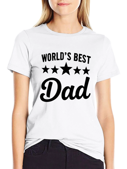 Worlds Best Dad T-Shirt - Black