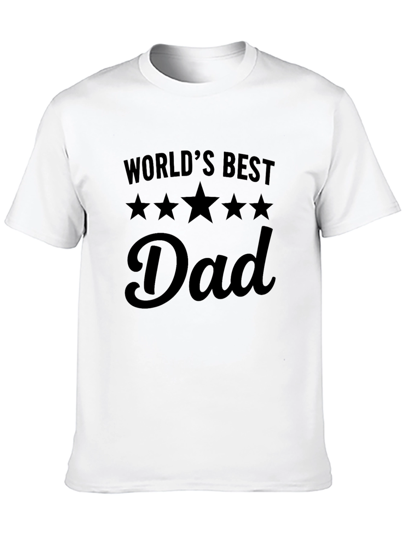 Worlds Best Dad T-Shirt - Black