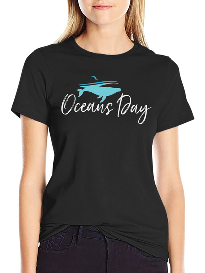 Oceans Day Black T-Shirt