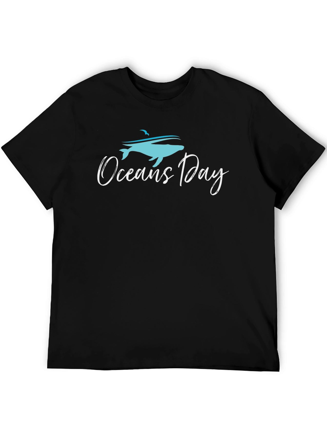Oceans Day Black T-Shirt