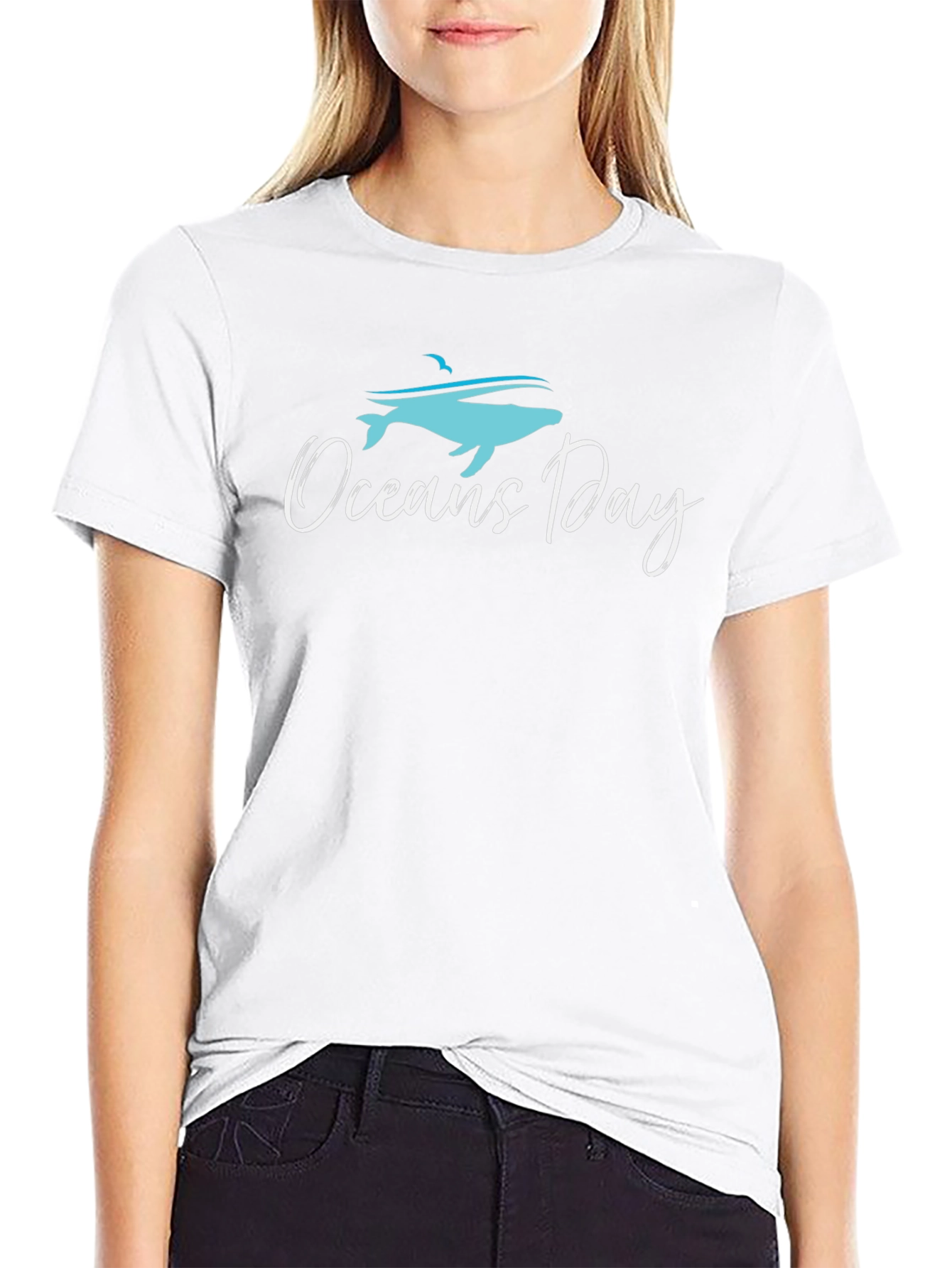 Oceans Day Black T-Shirt