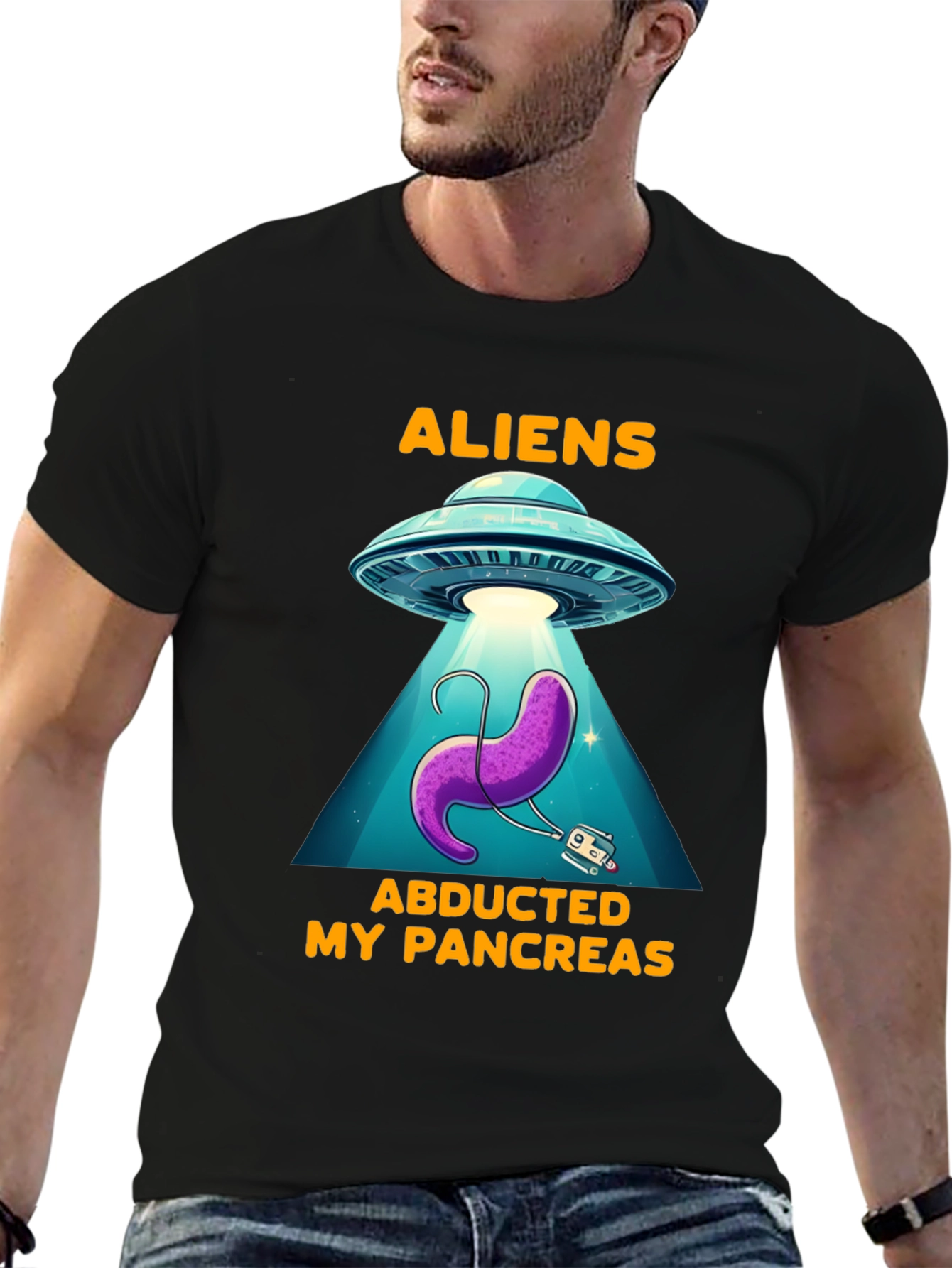 Aliens Abducted My Pancreas T-Shirt