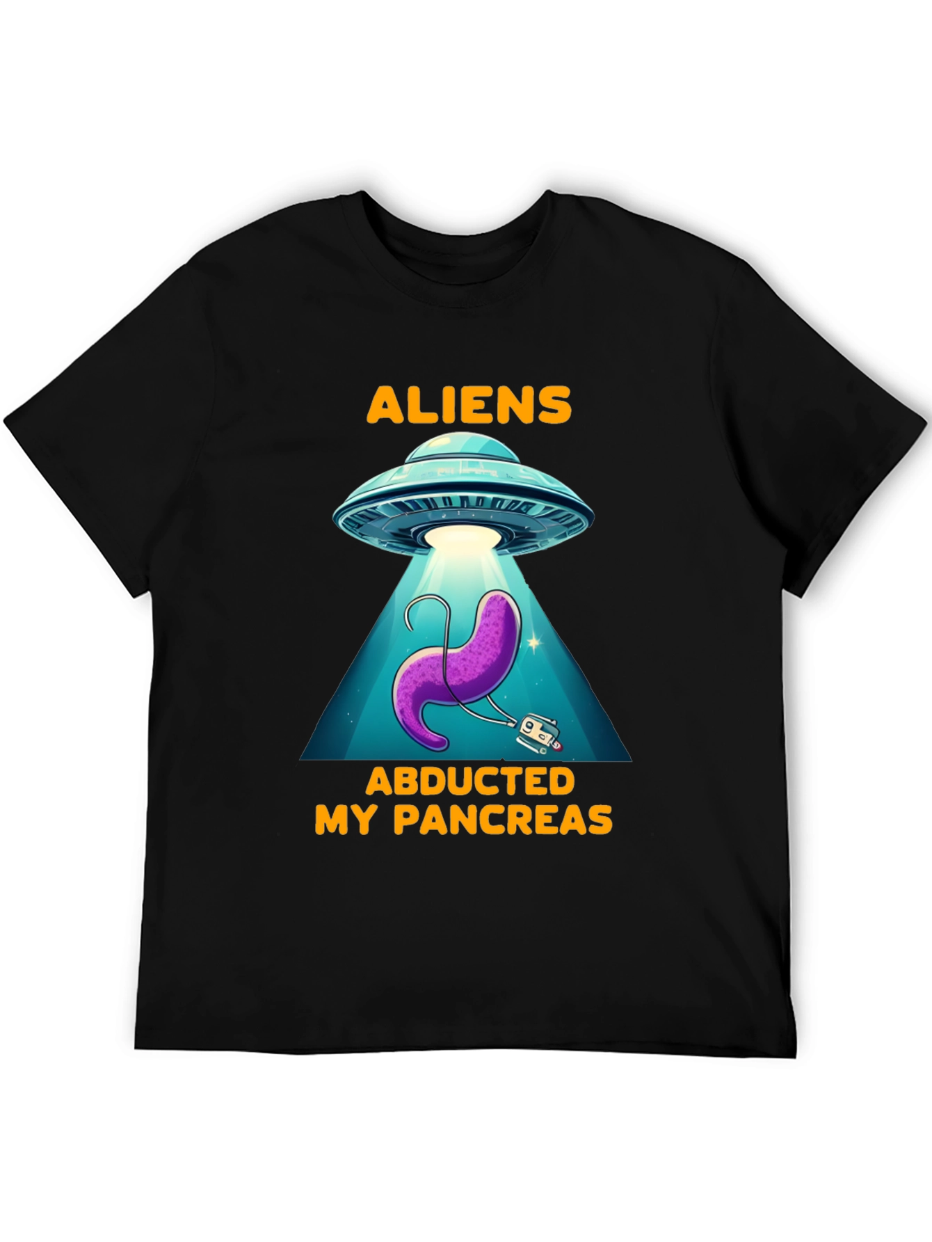Aliens Abducted My Pancreas T-Shirt