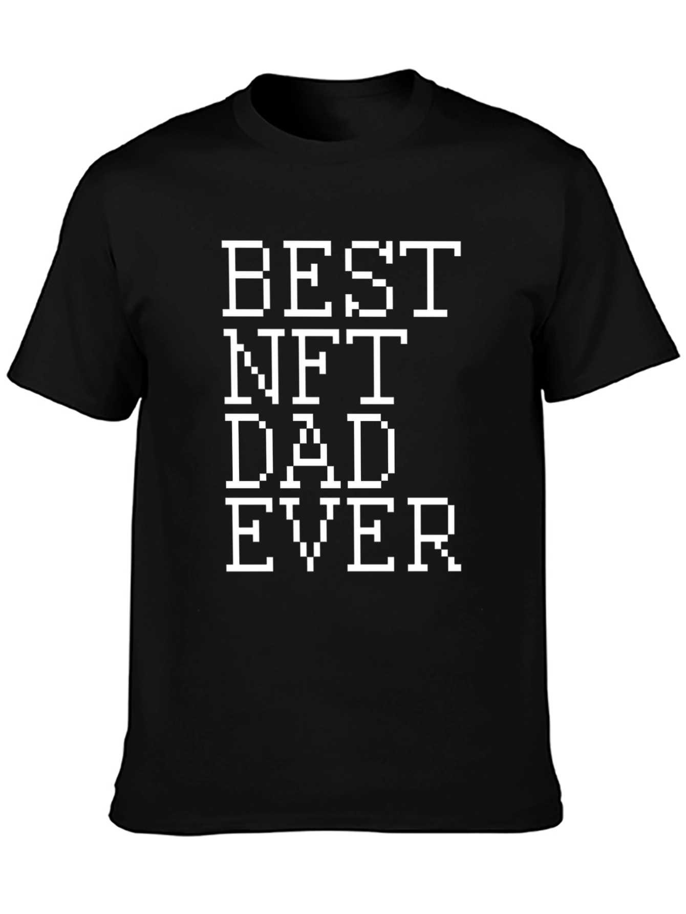 Best NFT Dad Ever Pixelated T-Shirt