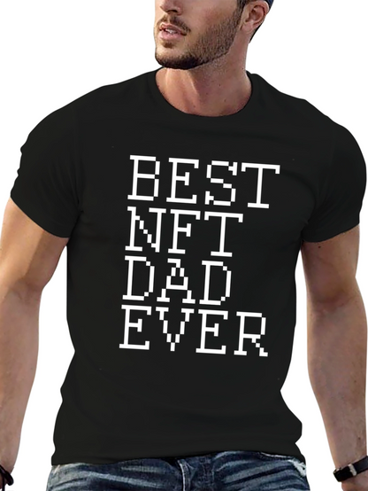 Best NFT Dad Ever Pixelated T-Shirt