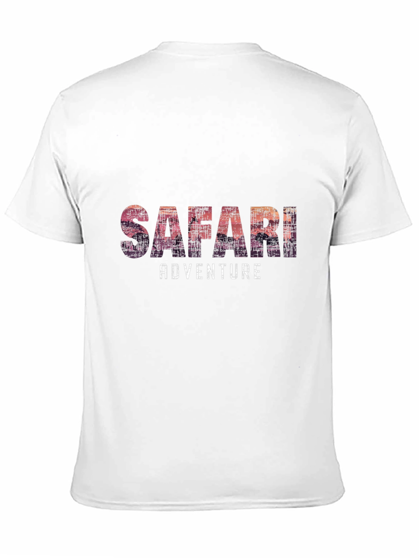 Safari Adventure Graphic Tee - Soft Black T-Shirt