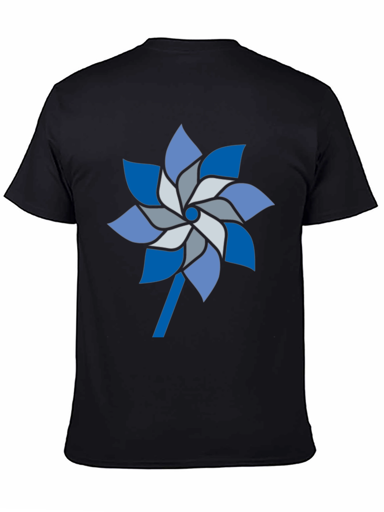 Pinwheel Graphic Tee - Stylish Mens Casual Shirt