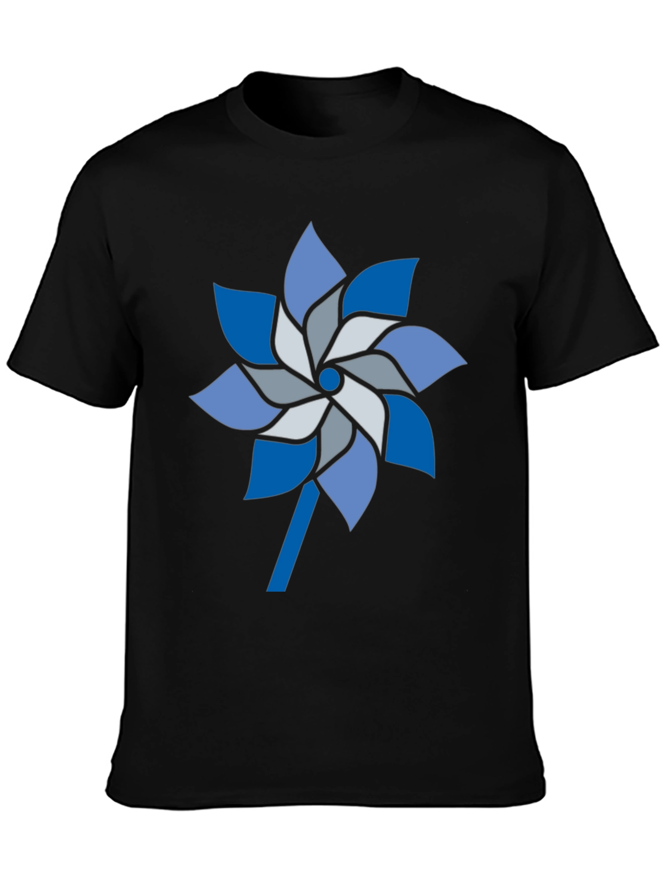 Pinwheel Graphic Tee - Stylish Mens Casual Shirt