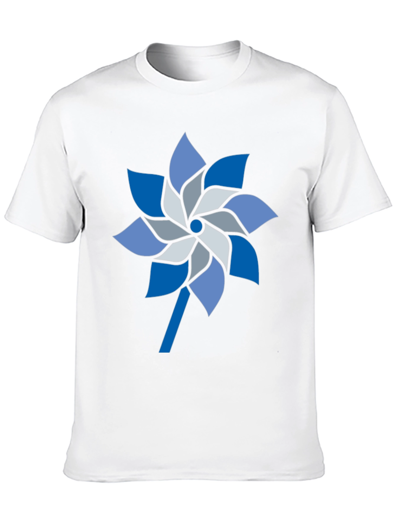 Pinwheel Graphic Tee - Stylish Mens Casual Shirt
