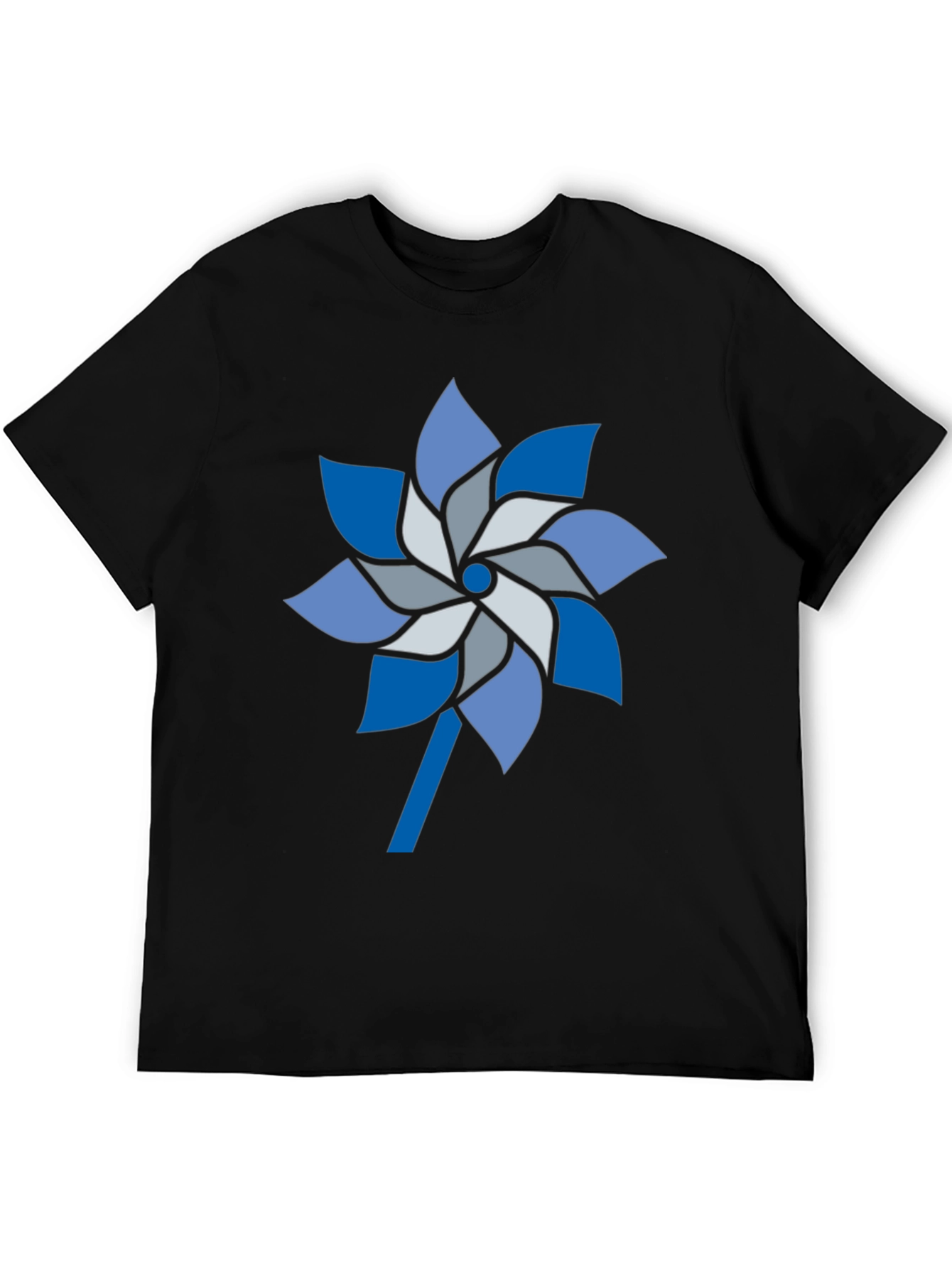Pinwheel Graphic Tee - Stylish Mens Casual Shirt