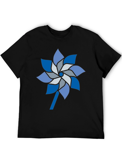 Pinwheel Graphic Tee - Stylish Mens Casual Shirt