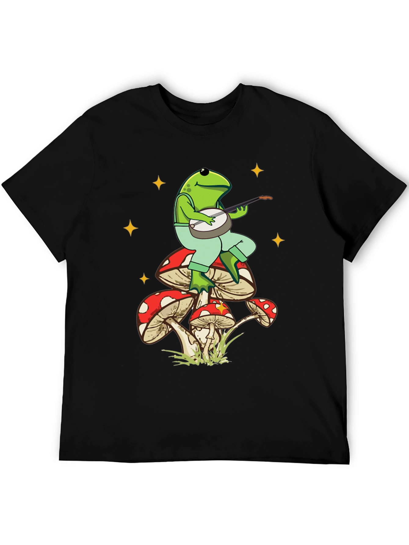 Frog Banjo Mushroom T-Shirt
