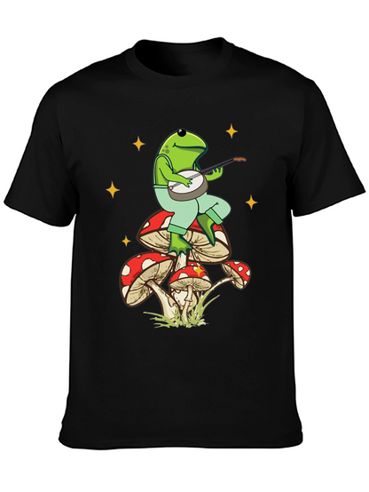 Frog Banjo Mushroom T-Shirt