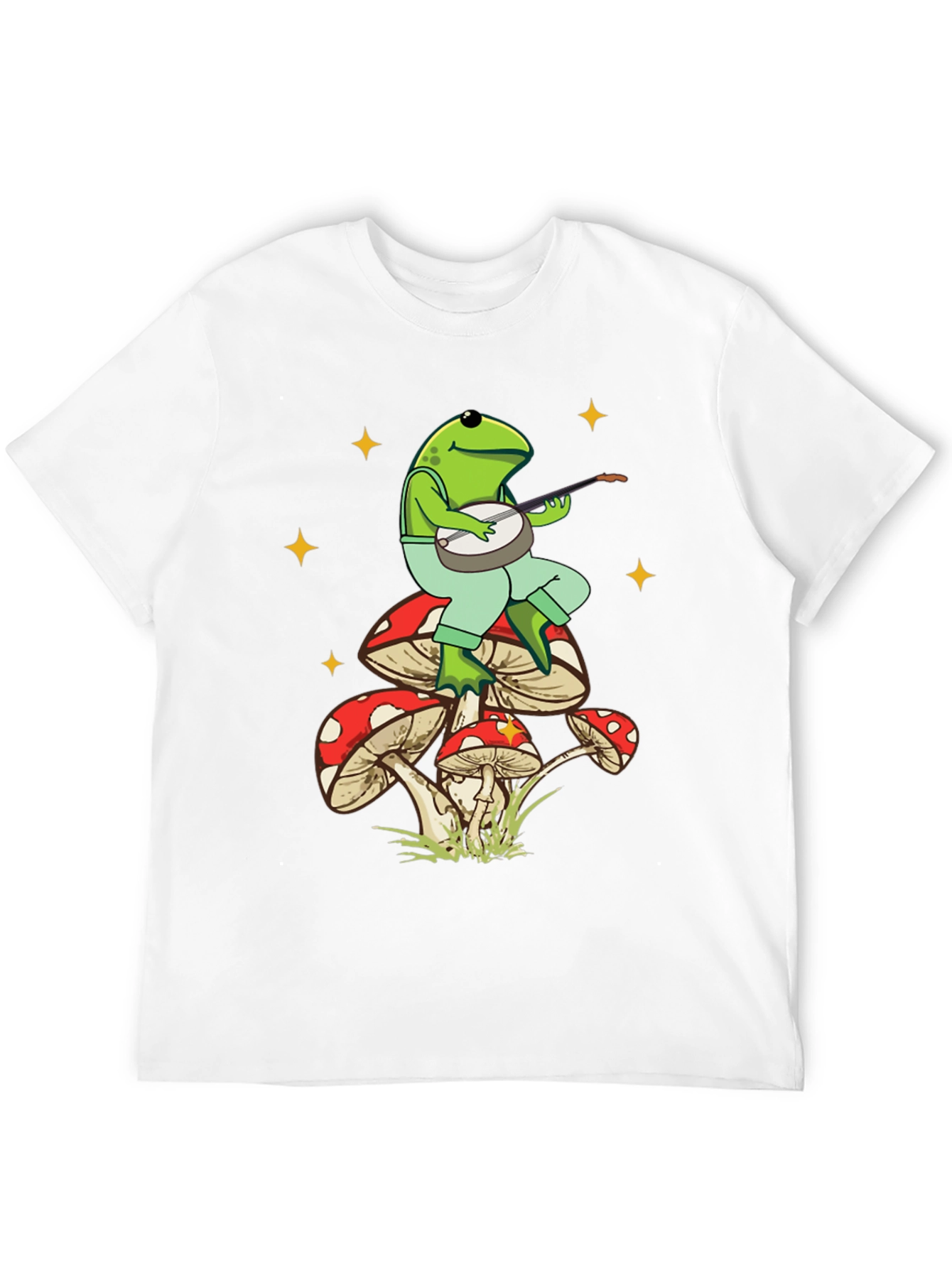 Frog Banjo Mushroom T-Shirt