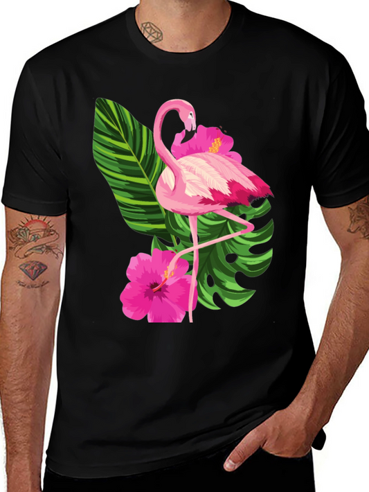 Flamingo Floral Graphic Tee