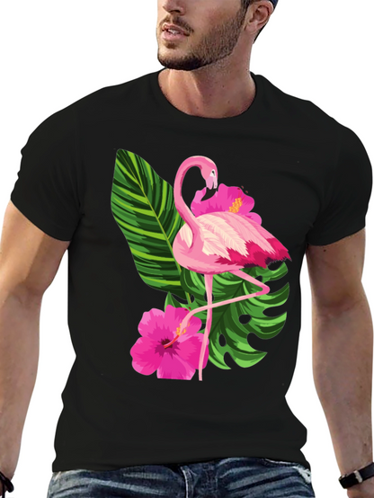 Flamingo Floral Graphic Tee
