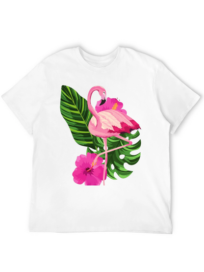Flamingo Floral Graphic Tee