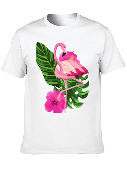 Flamingo Floral Graphic Tee