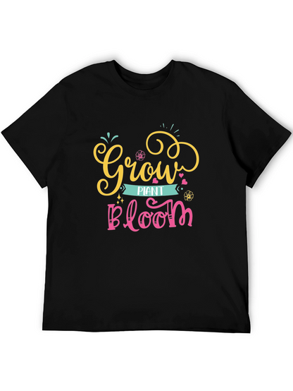 Grow Plant Bloom T-Shirt - Nature Lover Tee