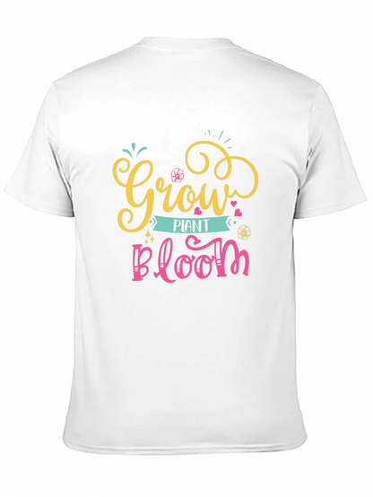 Grow Plant Bloom T-Shirt - Nature Lover Tee
