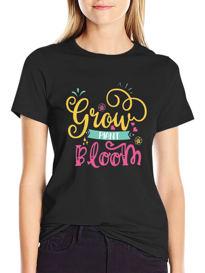 Grow Plant Bloom T-Shirt - Nature Lover Tee