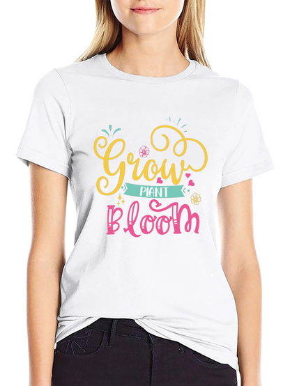 Grow Plant Bloom T-Shirt - Nature Lover Tee