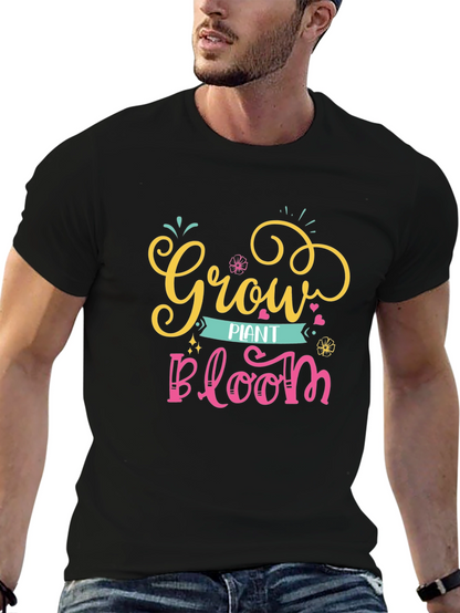 Grow Plant Bloom T-Shirt - Nature Lover Tee