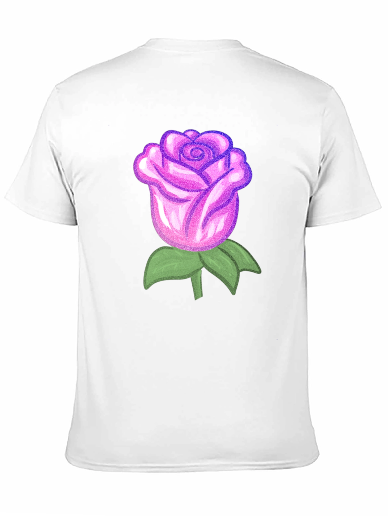 Rose Graphic Black T-Shirt