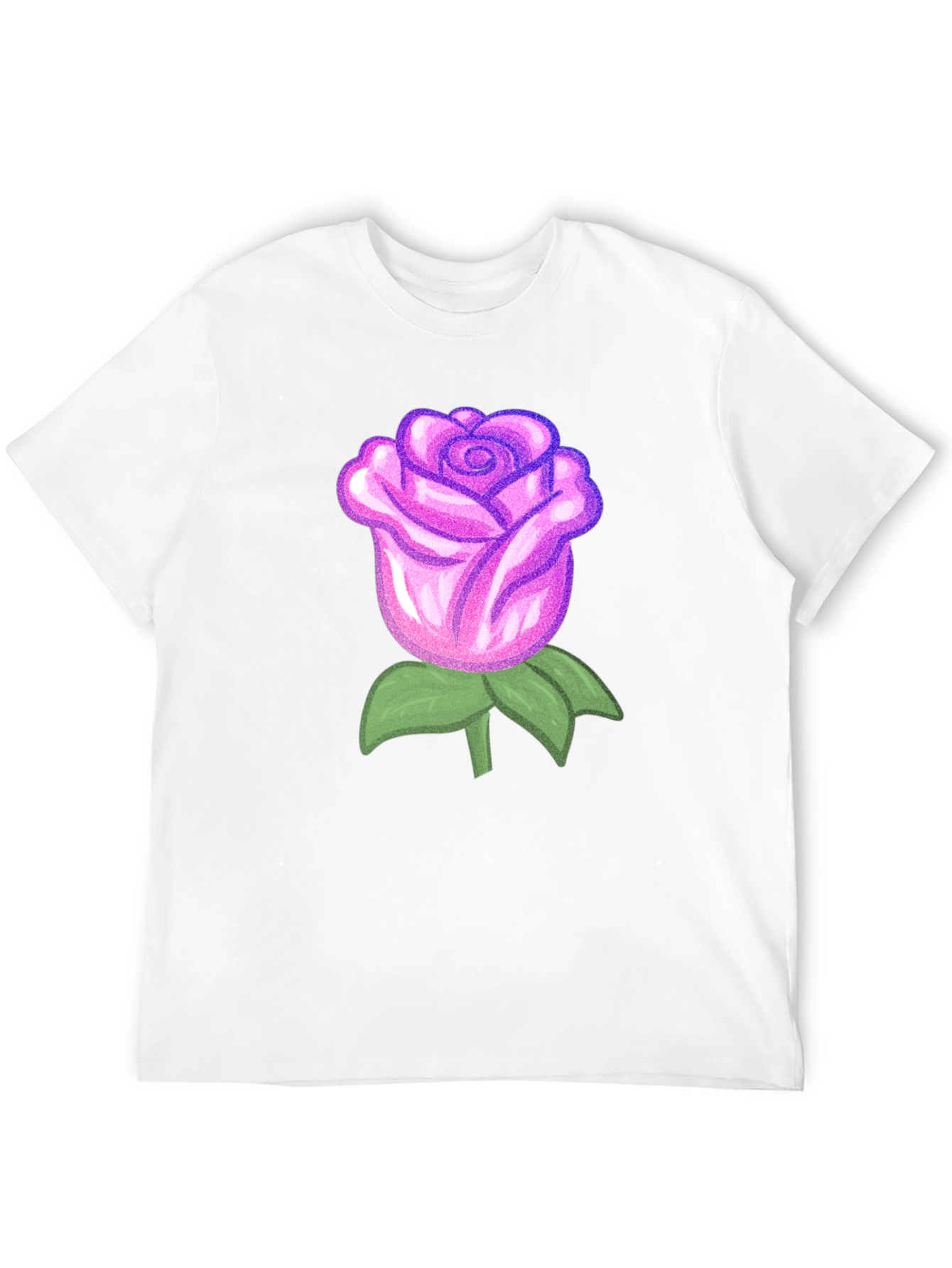 Rose Graphic Black T-Shirt
