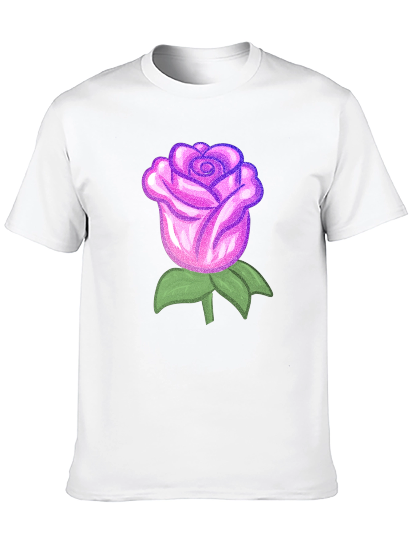 Rose Graphic Black T-Shirt