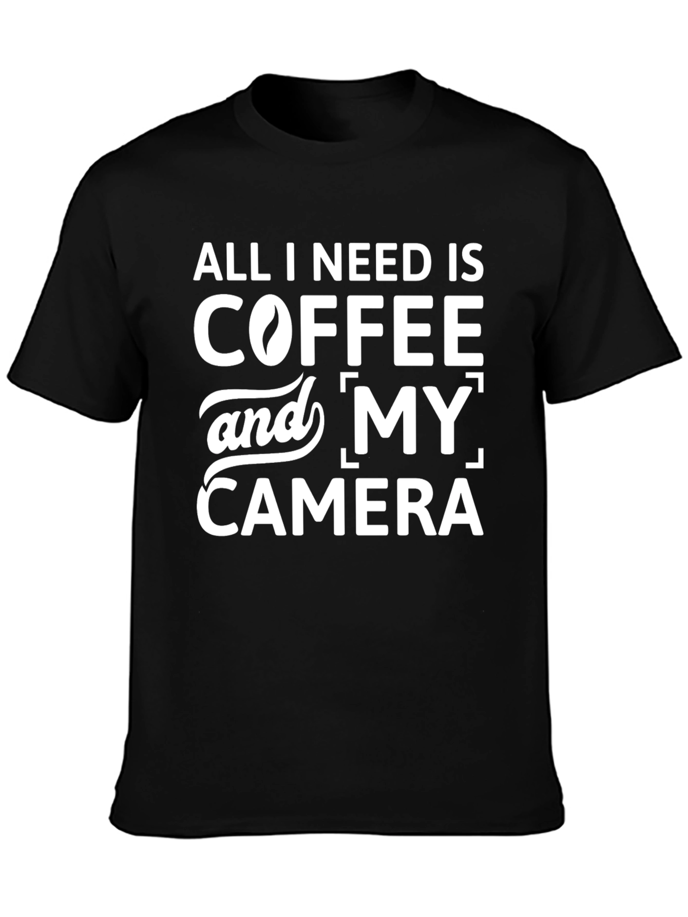 Coffee & Camera Graphic Tee - Unisex T-Shirt