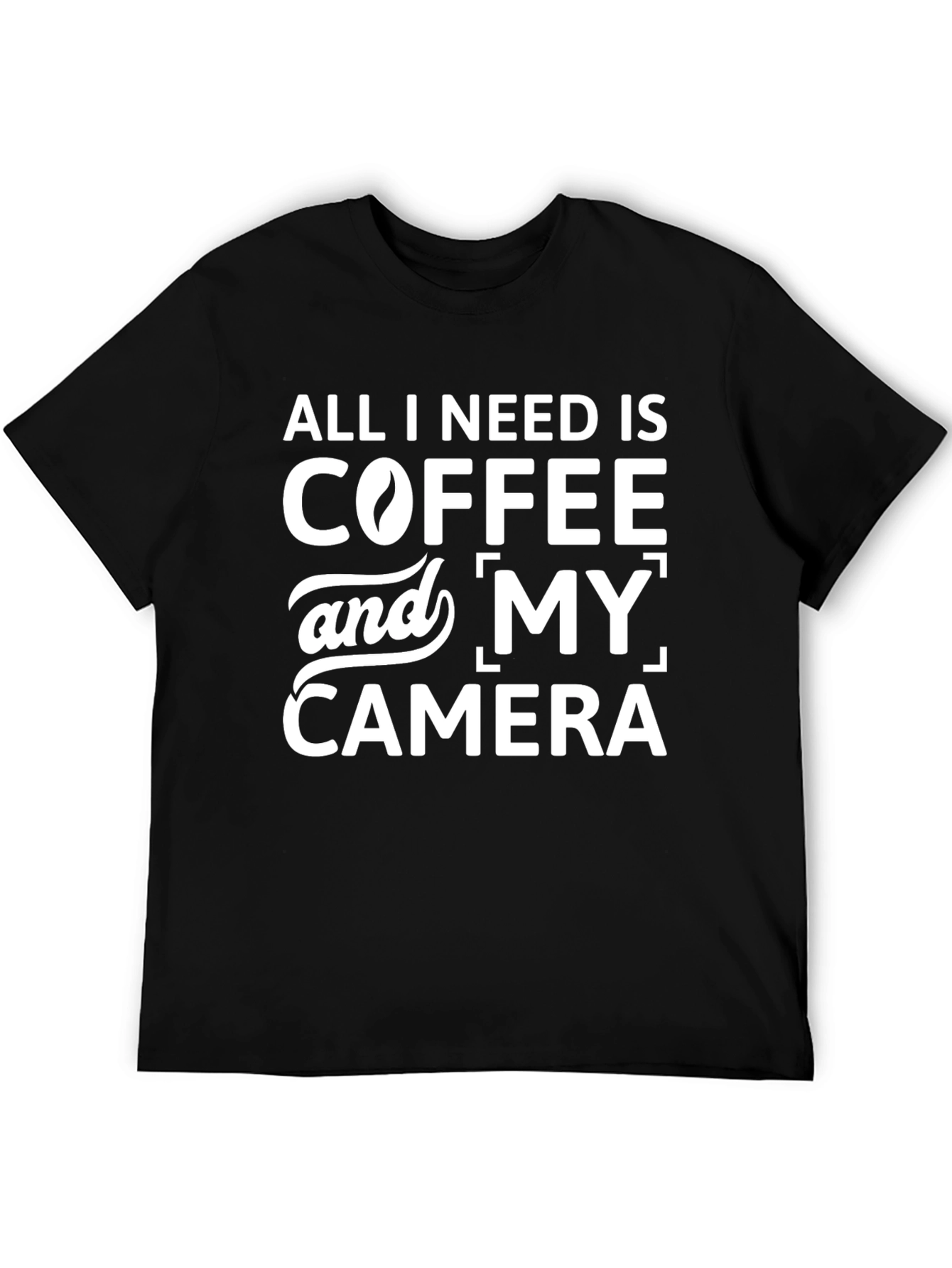 Coffee & Camera Graphic Tee - Unisex T-Shirt