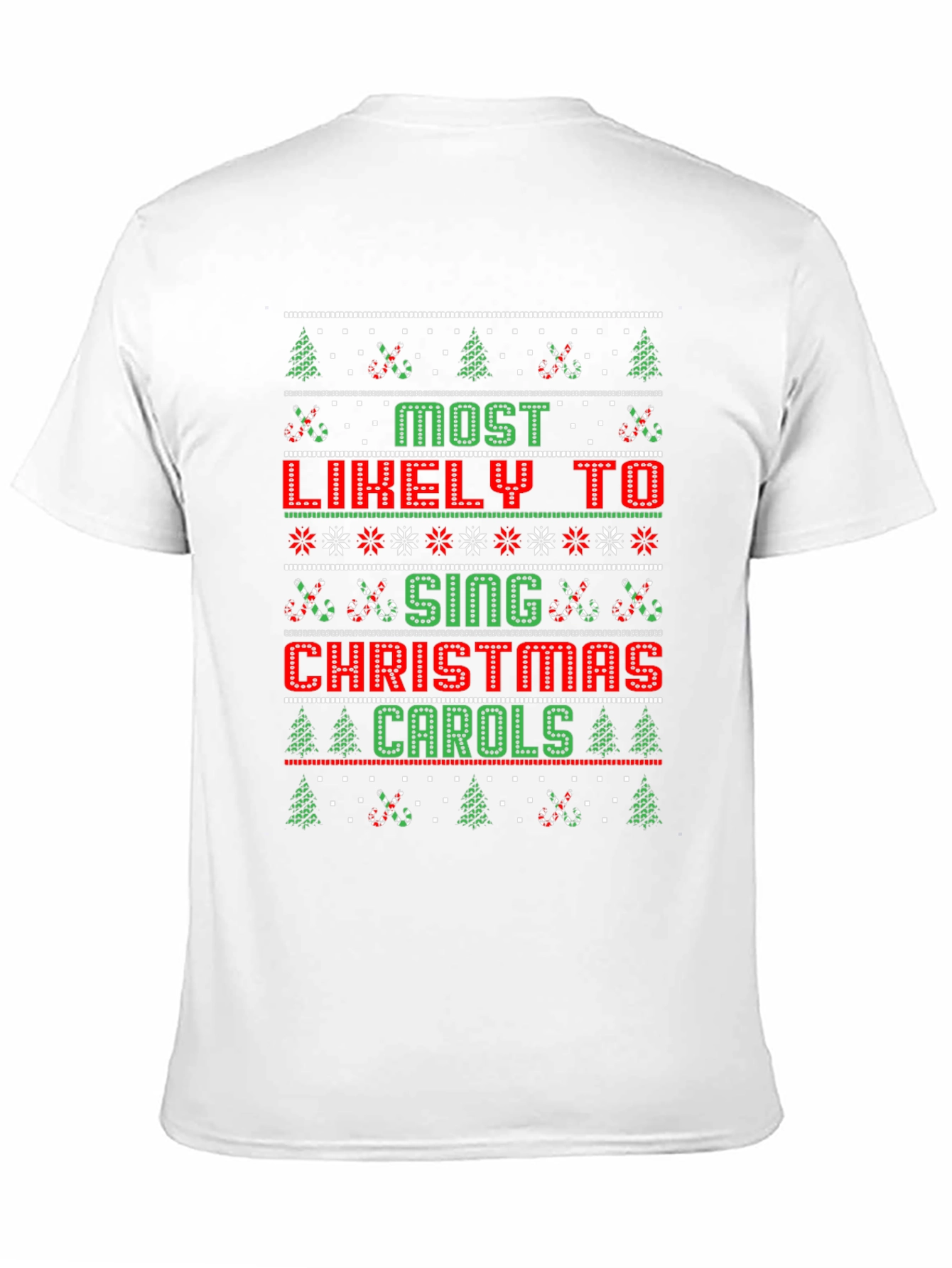 Funny Christmas Carols Graphic T-Shirt