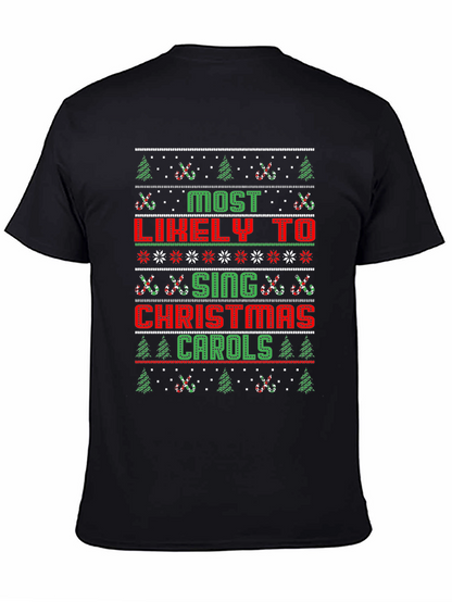 Funny Christmas Carols Graphic T-Shirt