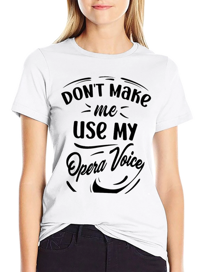 Opera Voice T-Shirt - Funny Gift for Singers