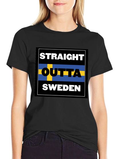 Straight Outta Sweden Graphic T-Shirt