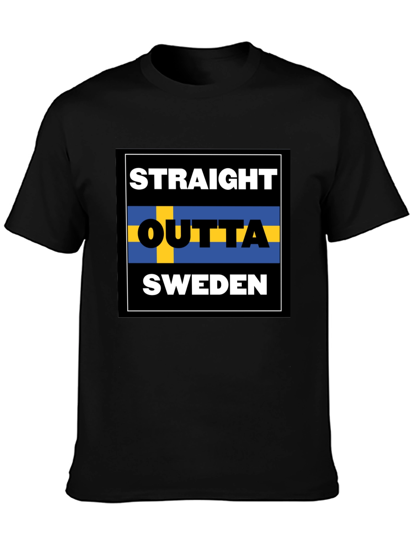 Straight Outta Sweden Graphic T-Shirt