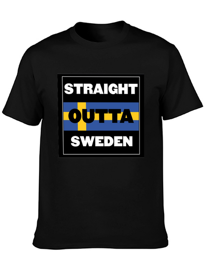 Straight Outta Sweden Graphic T-Shirt