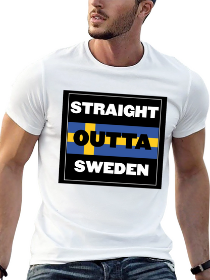 Straight Outta Sweden Graphic T-Shirt