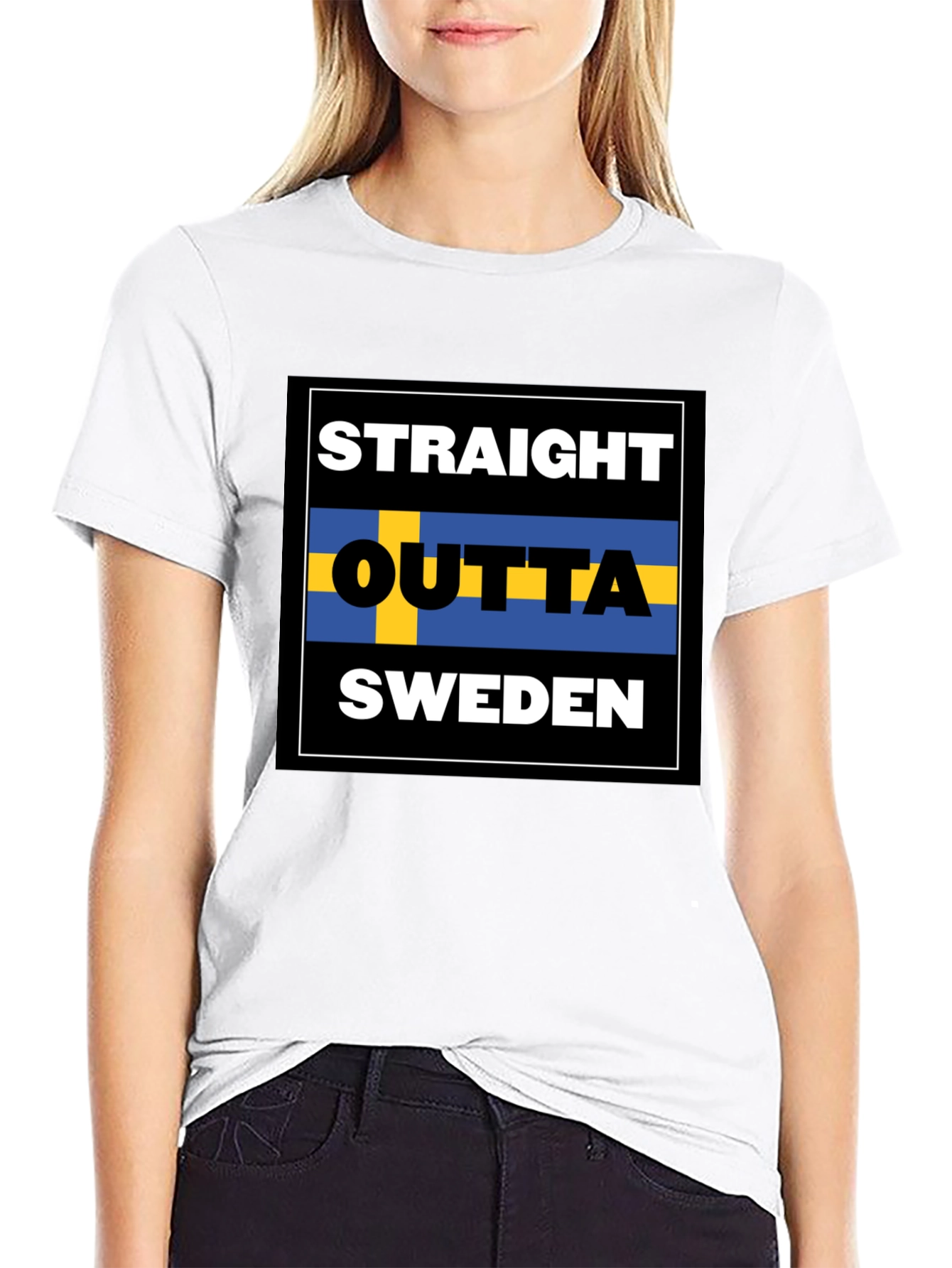 Straight Outta Sweden Graphic T-Shirt