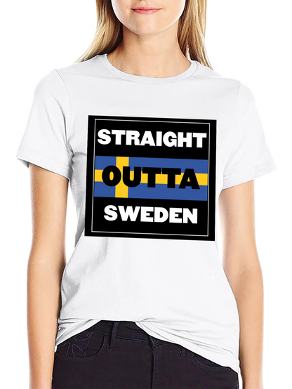Straight Outta Sweden Graphic T-Shirt