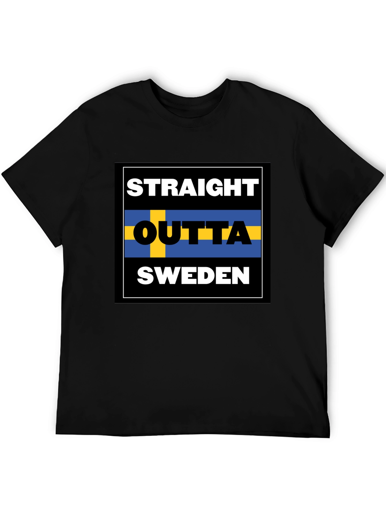 Straight Outta Sweden Graphic T-Shirt