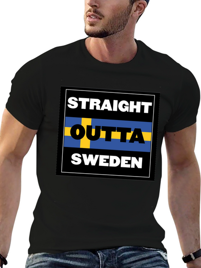 Straight Outta Sweden Graphic T-Shirt