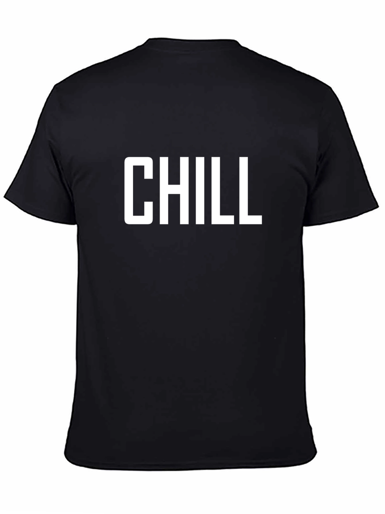 Chill Black T-Shirt - Relaxed Style