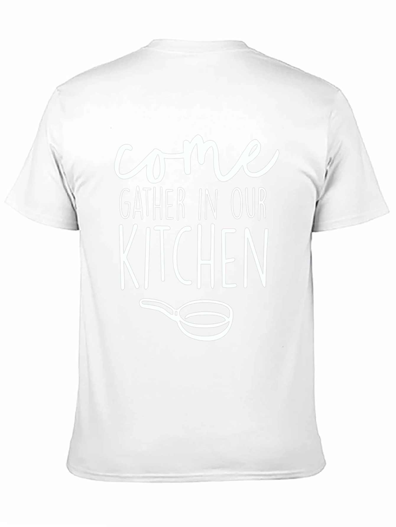 Come Gather In Our Kitchen Black Graphic Tee